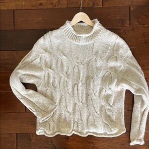 Bravo Cable Knit Fisherman Sweater by Bravo-Womens sz L